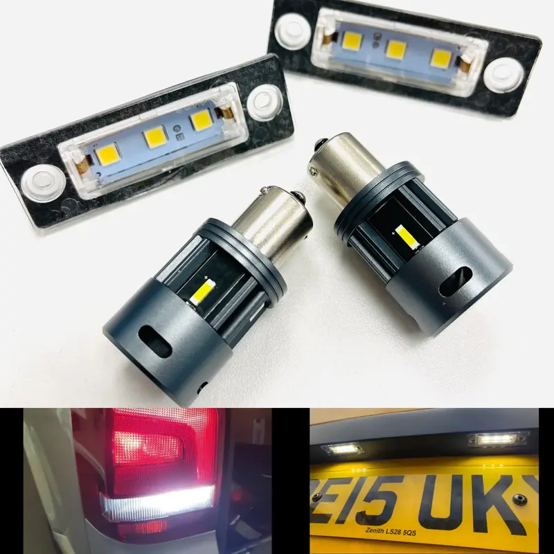 Vw T5 / T5.1 Led Reversing Bulbs & Led License Plate Units 1