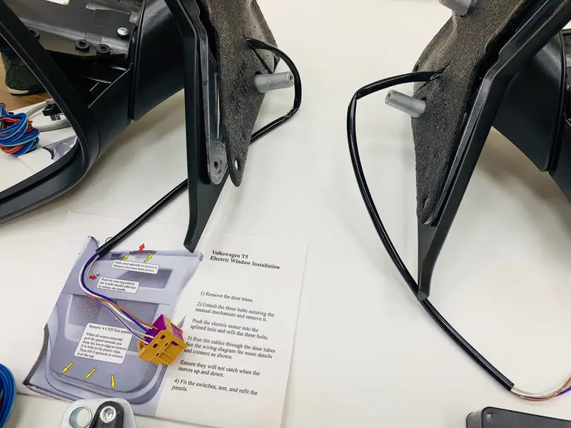 Vw T5 / T5.1 Manual To Electric Heated Mirror Upgrade (For Vehicles That Already Have Our Electric Window Kit Installed) 2