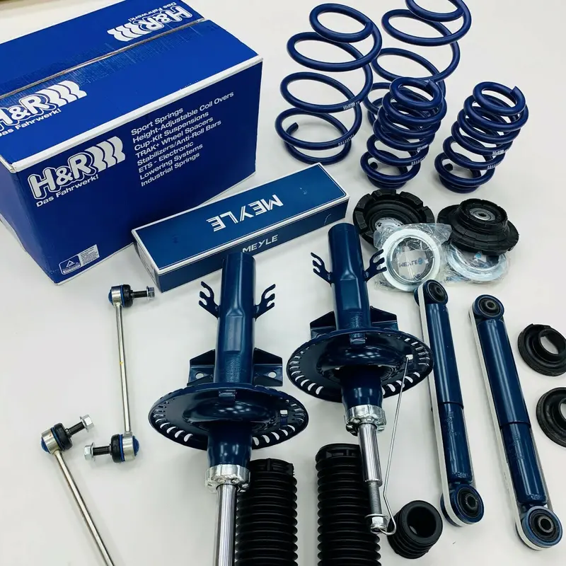 Vw T5 T5.1 T6 H&R 50Mm Lowering Springs & Meyle Suspension Kit Transporter 03 On 2