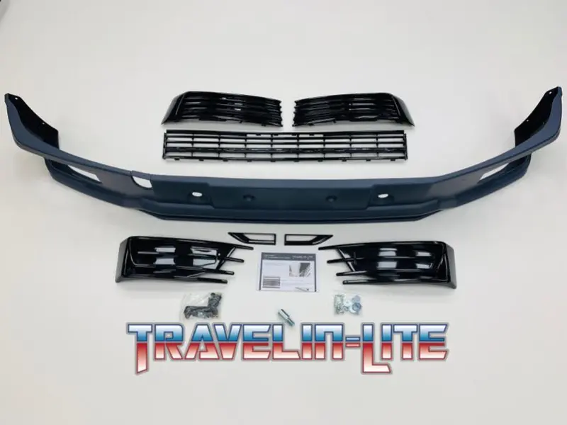 Vw T6 Sportline Lower Spoiler & Gloss Black Lower Grilles Brand New 2