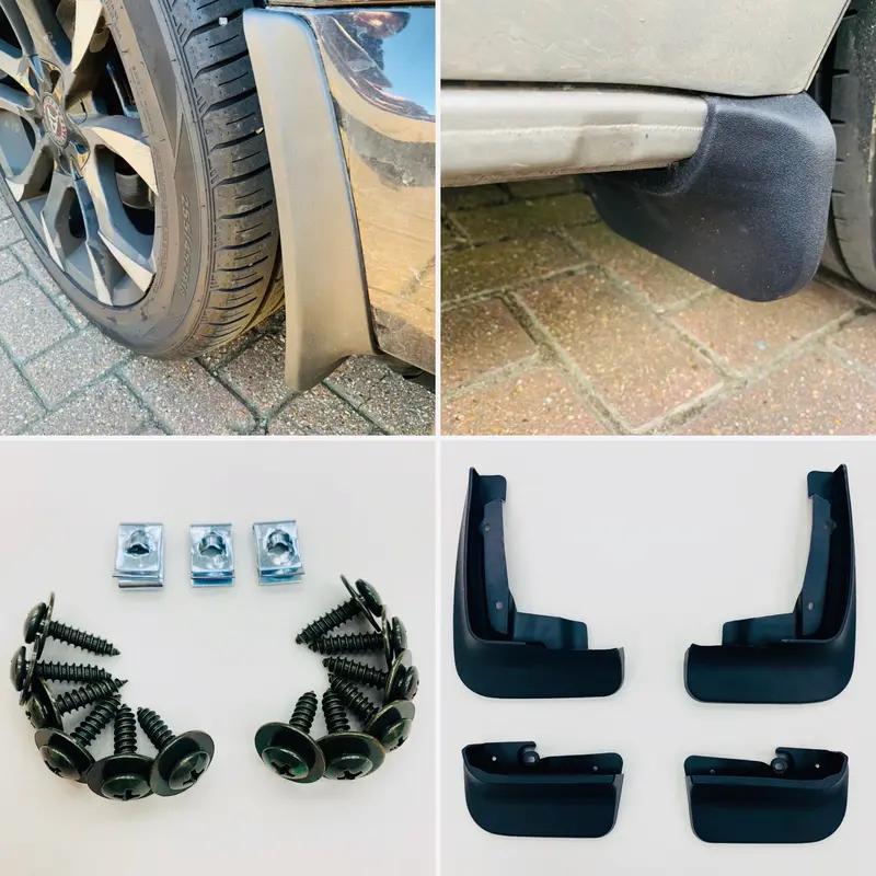 Vw T6 & T6.1 Mud Flaps 15 Onwards (Tailgate Models) Perfect Fit Easy To Install 1