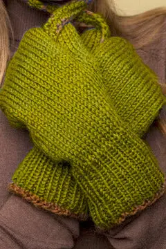 Warm Wool Mittens Pattern (Knit) - Version 1 1