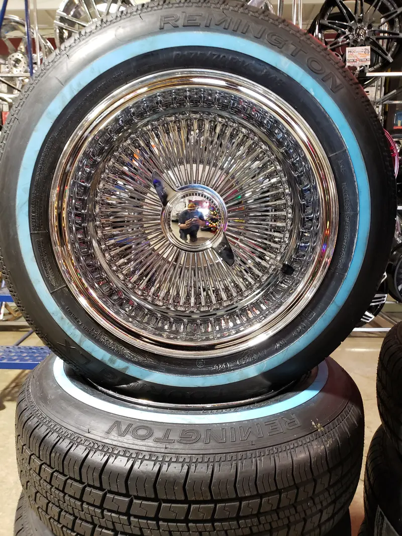 Wire Wheels 100 Spoke All Chrome 1