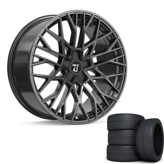 Wolfrace 71 Venom Black Edition 20" Wheels & Tyres . Black 1