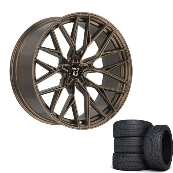 Wolfrace 71 Wolfsburg Gtr Custom 18" Wheels & Tyres . Racing Bronze 1