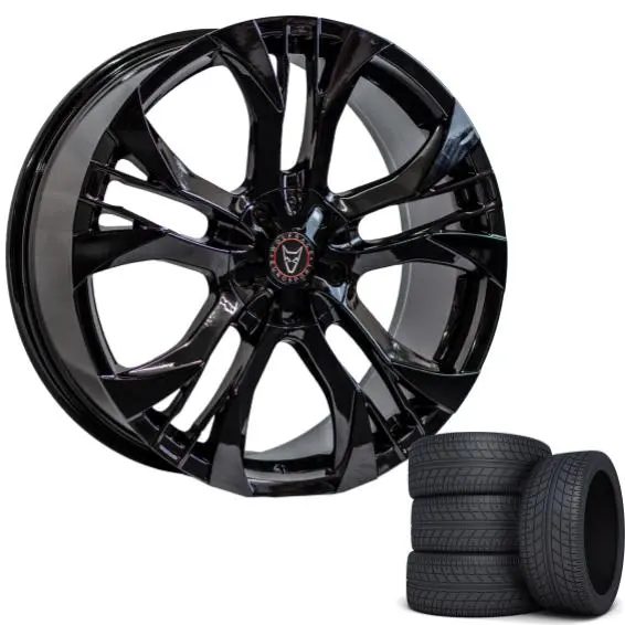 Wolfrace Eurosport Assassin Gt2 20" Wheels & Tyres. Gloss Black 1
