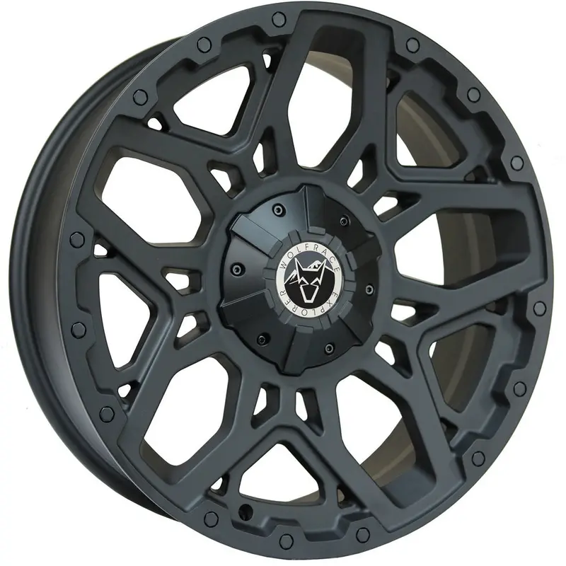 Wolfrace Sahara 18" Wheels & Tyres . Matte Black 2