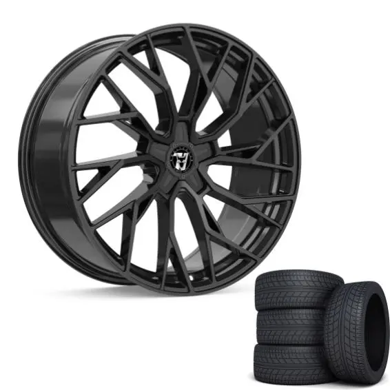 Wolfrace Voodoo Black Edition 20” Wheel & Tyre Package (Black) 1