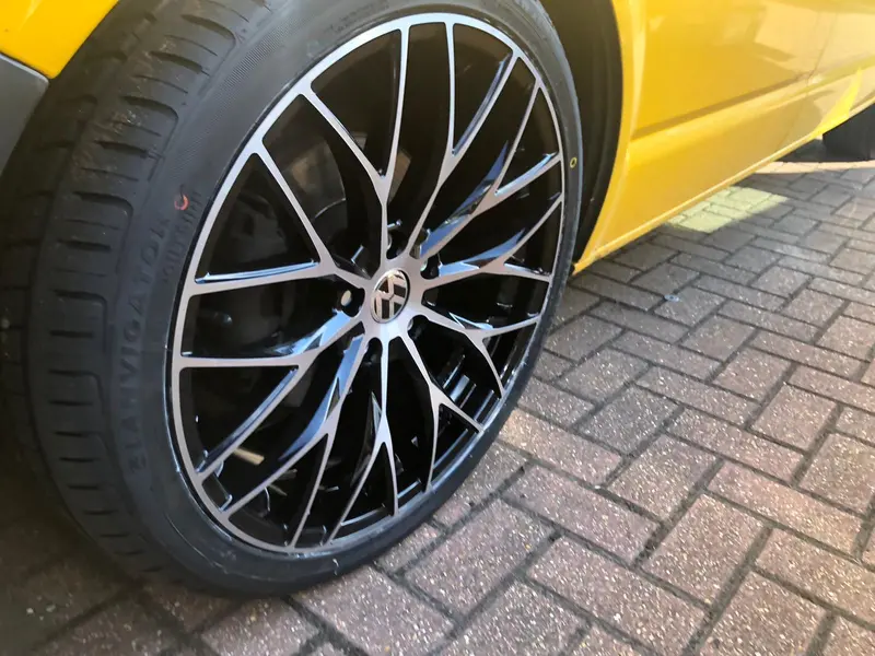 Wolfrace Wolfsburg 20” Wheel & Tyre Package (Black Polished) 1