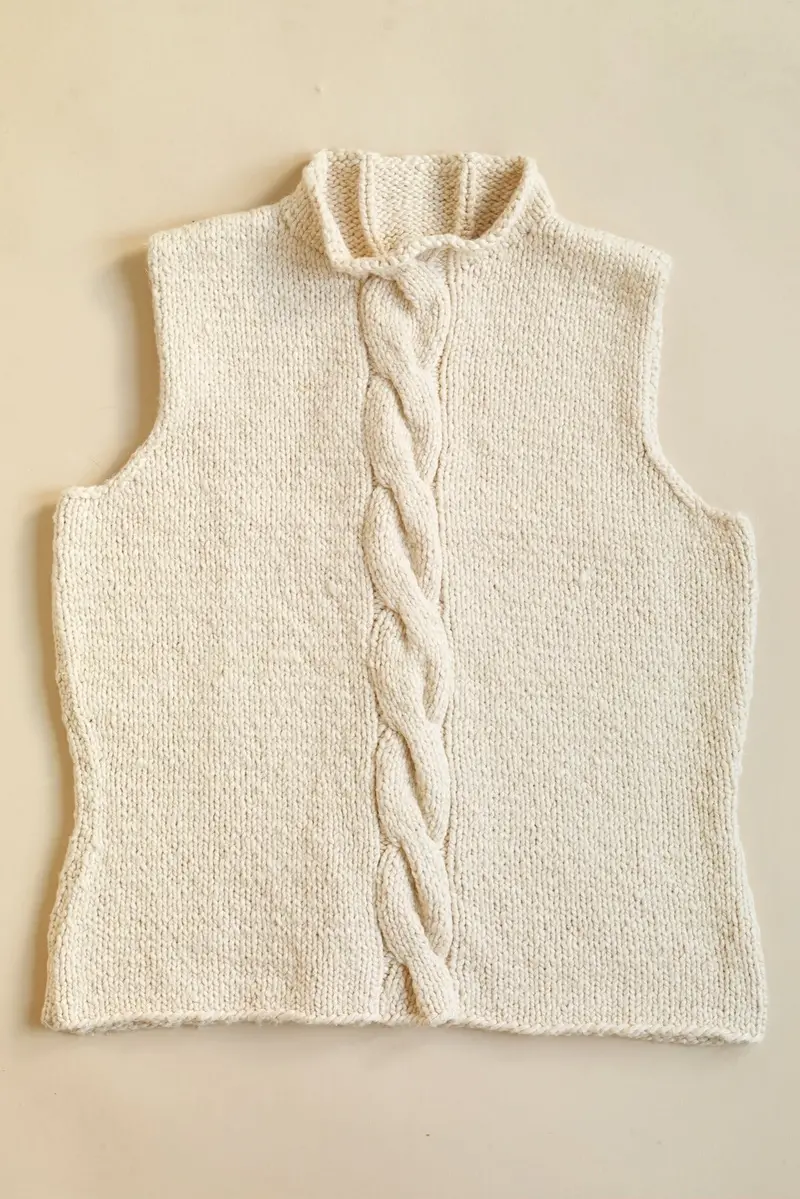 Womens Cabled Shell Pattern (Knit) 1