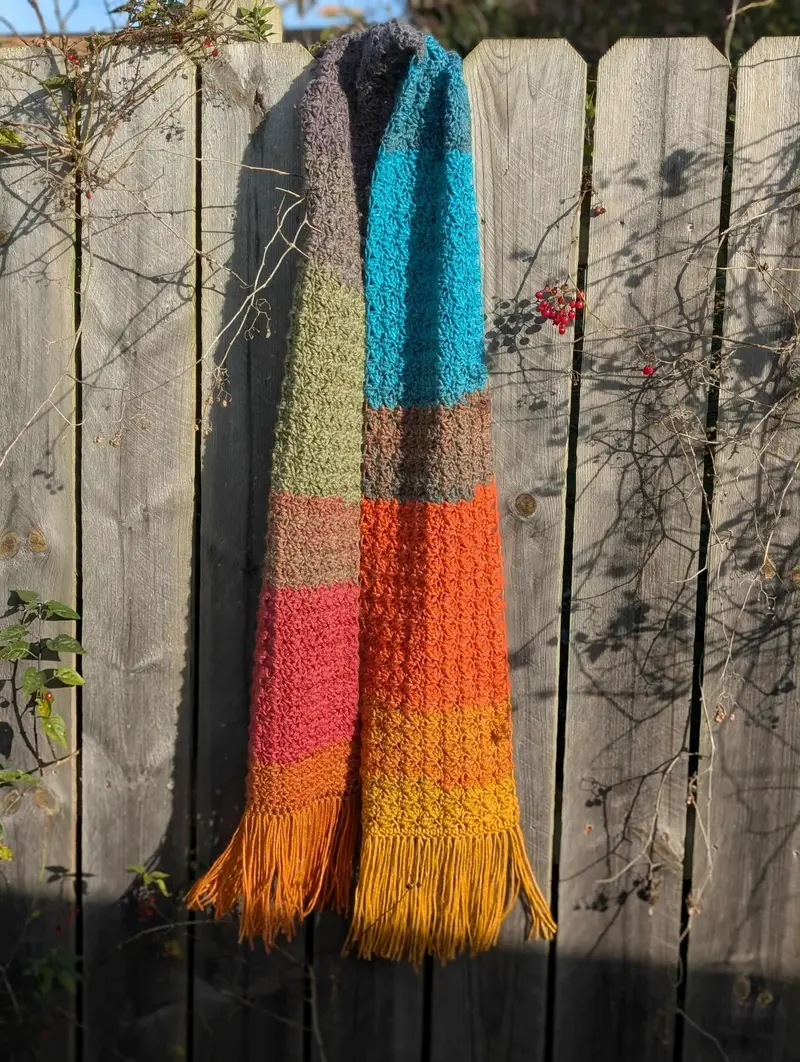 Woodland Scarf (Crochet) 1