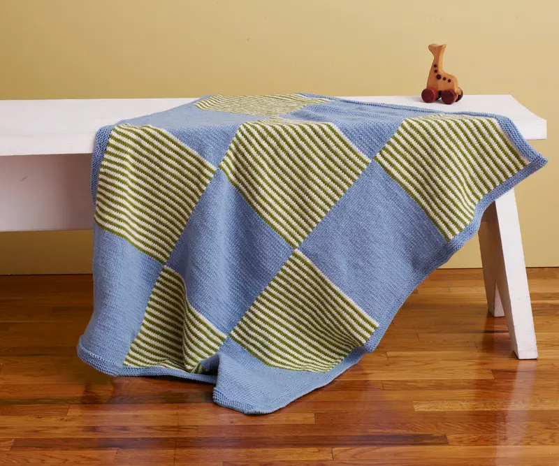 Young At Heart Blanket Pattern (Knit) 1