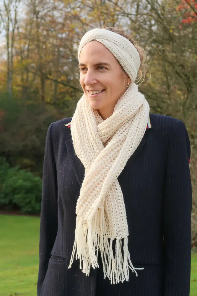 Your Morning Headband & Scarf Set (Crochet) 1