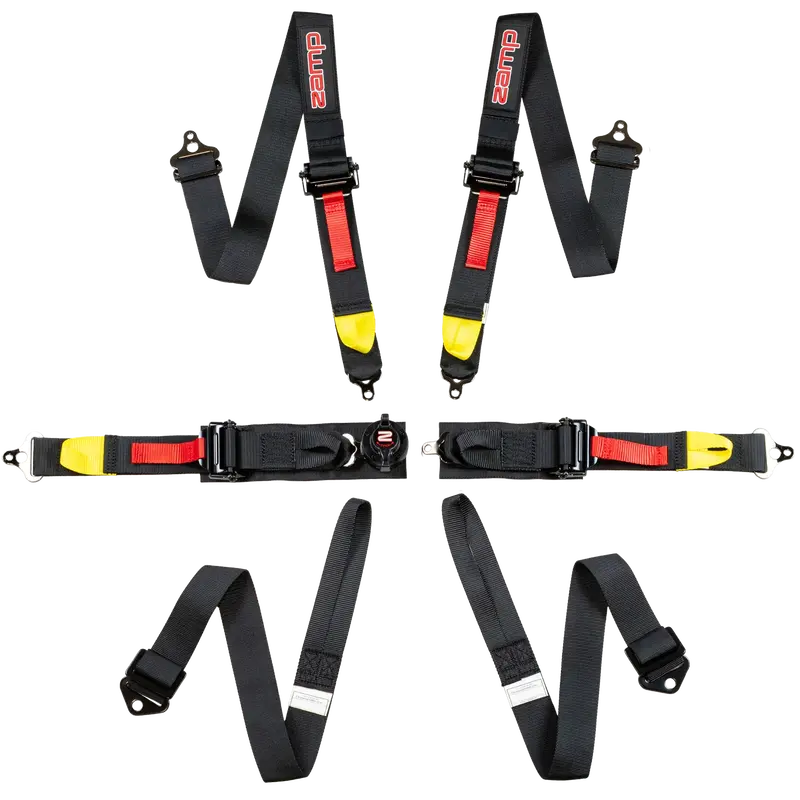 Zamp Fia 8853-2016 2" 6-Point Pull Down(Out) Seat Harness 1