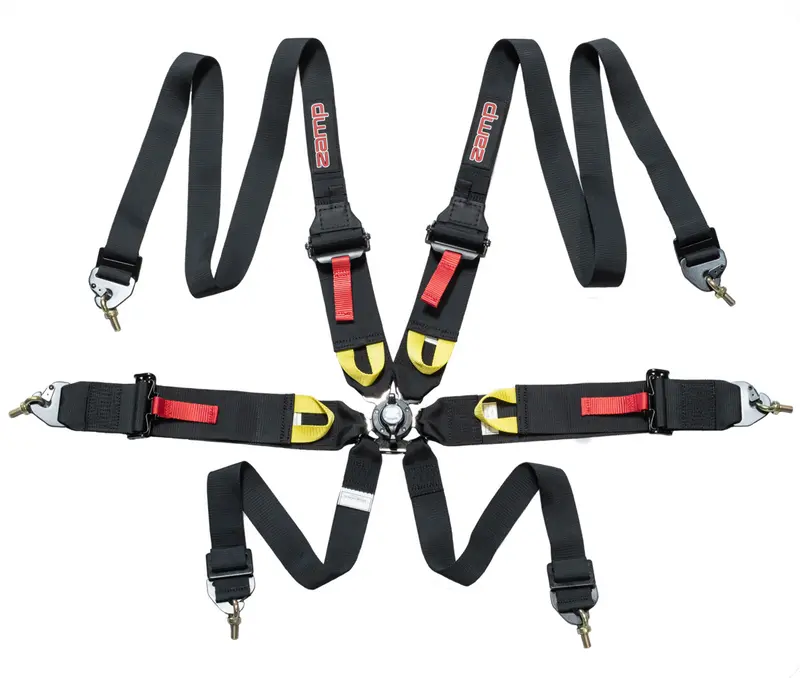 Zamp Fia 8853-2016 3"/2" 6-Point Pull Up(In) Seat Harness 2