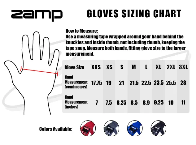 Zamp Race Glove Zr-60 12
