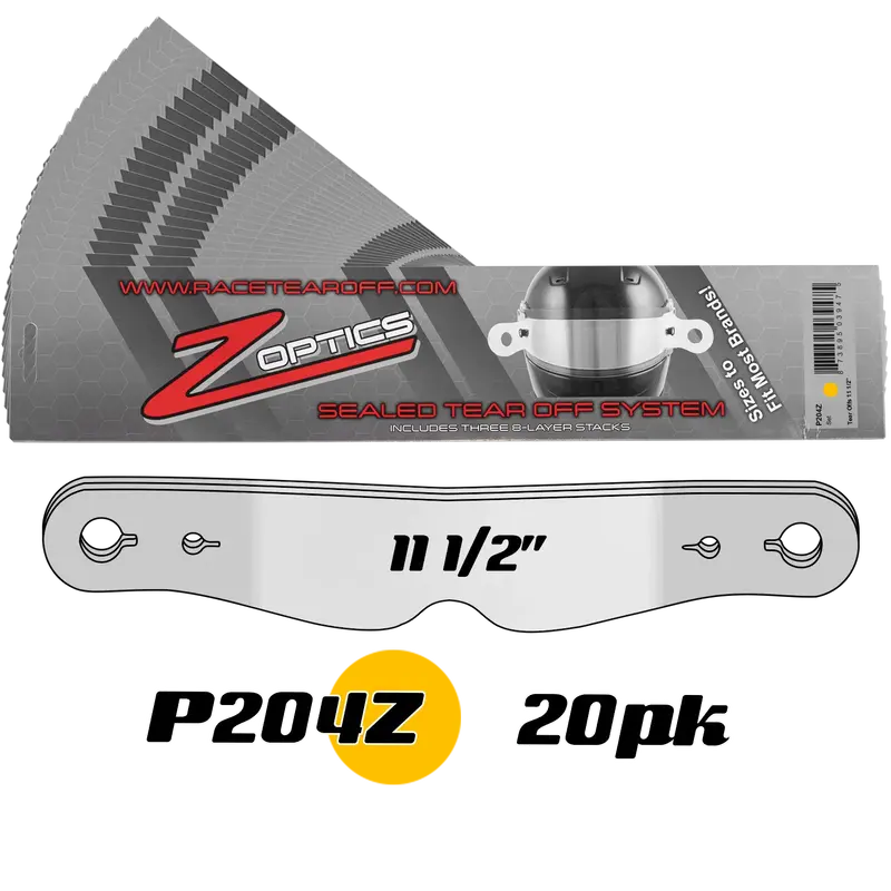 Zamp Z Optics Sealed Tear Off - P204z 11 1/2" 3