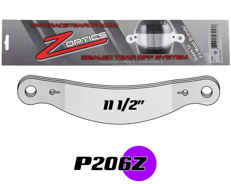 Zamp Z Optics Sealed Tear Off - P206z 11 1/2" 1