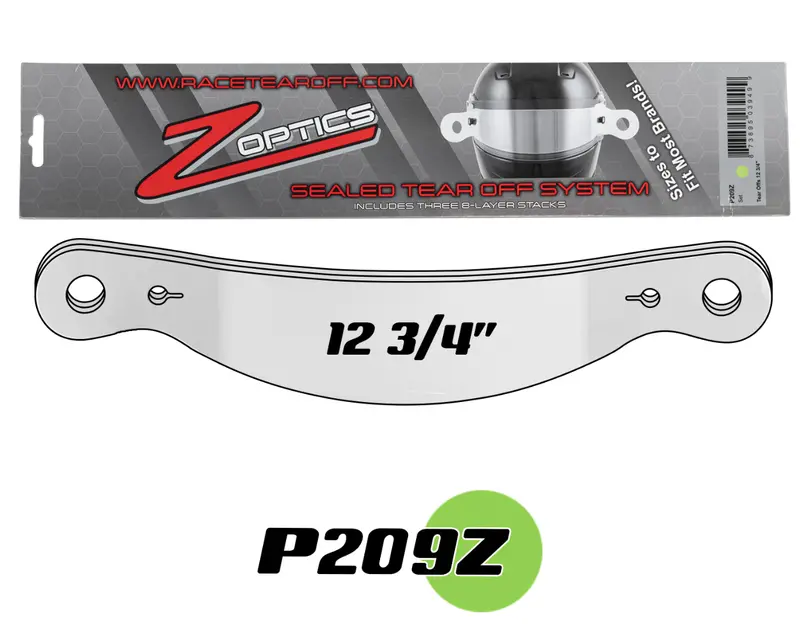 Zamp Z Optics Sealed Tear Off - P209z 12 3/4" 1