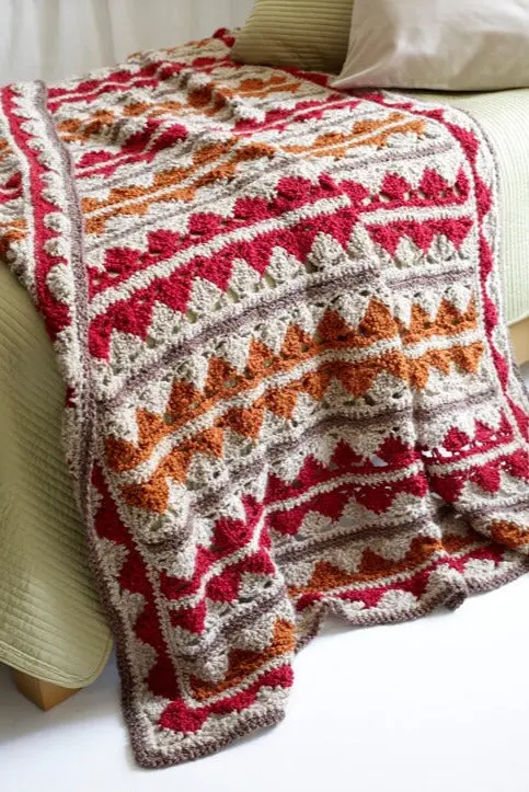 Zig Zag Afghan (Crochet) 1