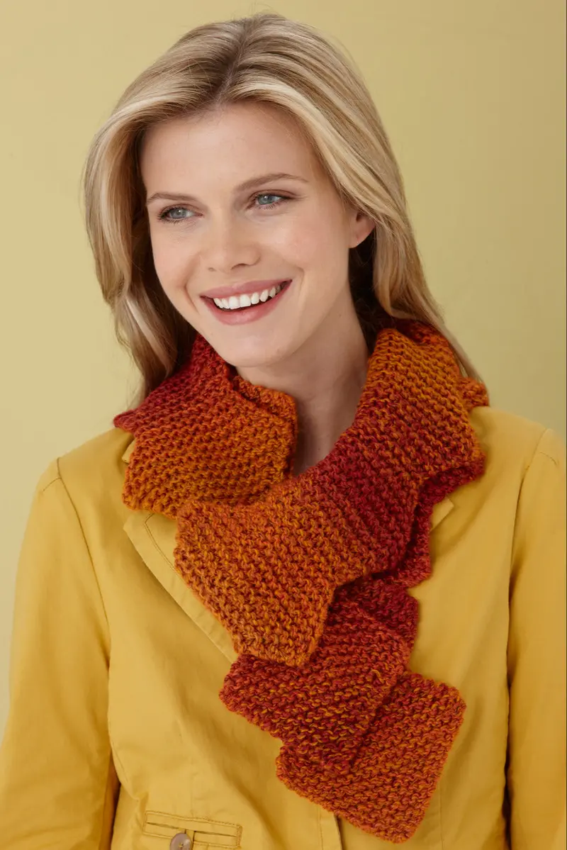 Zig Zag Scarf Pattern (Knit) 1