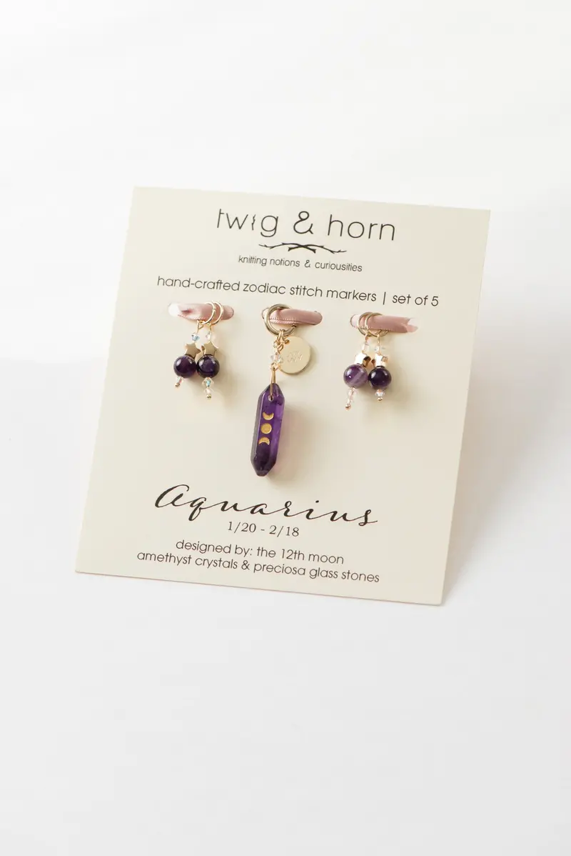 Zodiac Stitch Markers 1