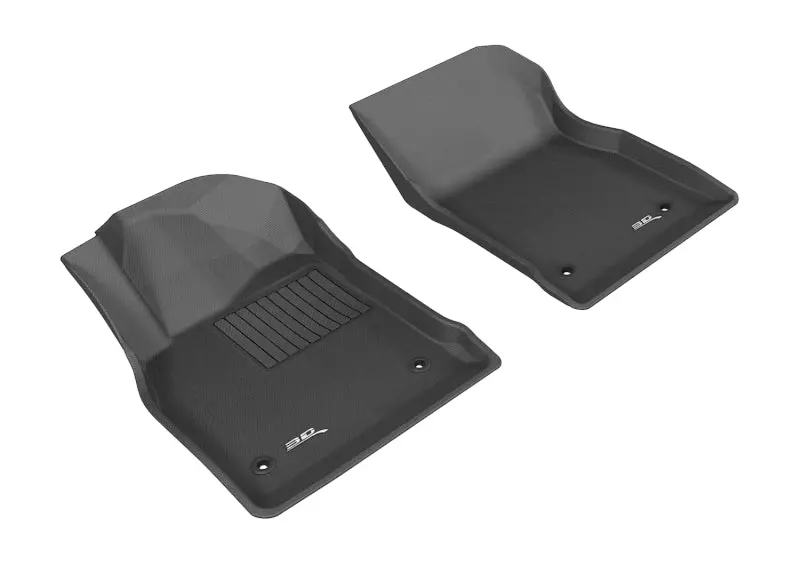 3D Maxpider Custom Fit Floor Mats For 2011–2015 Chevrolet Cruze & Cruze Limited – Kagu Design, Black 1