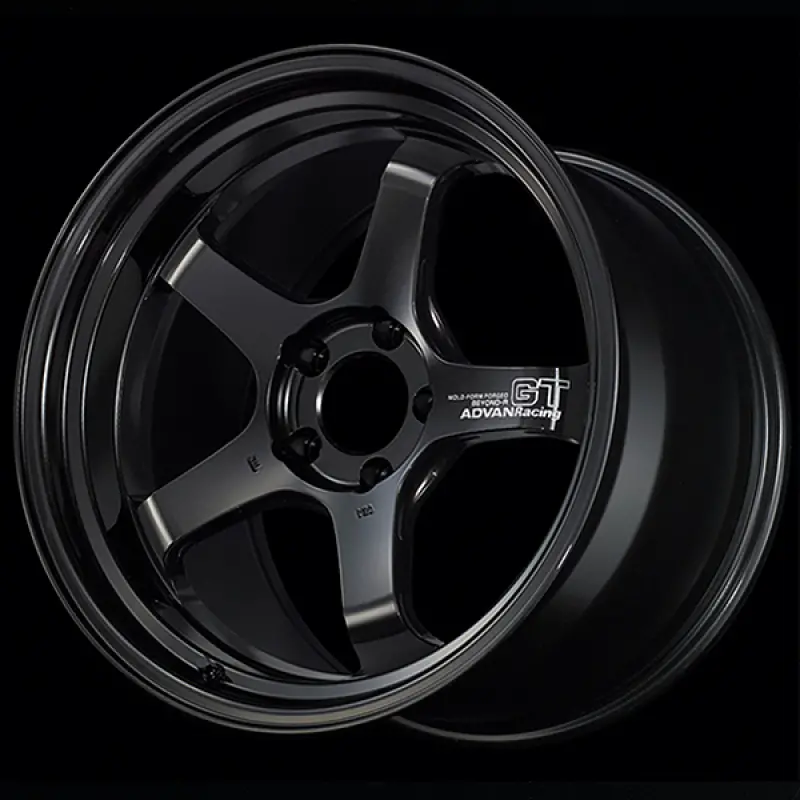 Advan Gt Beyond-R Racing Wheel – 18X9.5 Inches, +22Mm Offset, 5X120 Bolt Pattern, 72.5Mm Center Bore, Titanium Black Finish 1