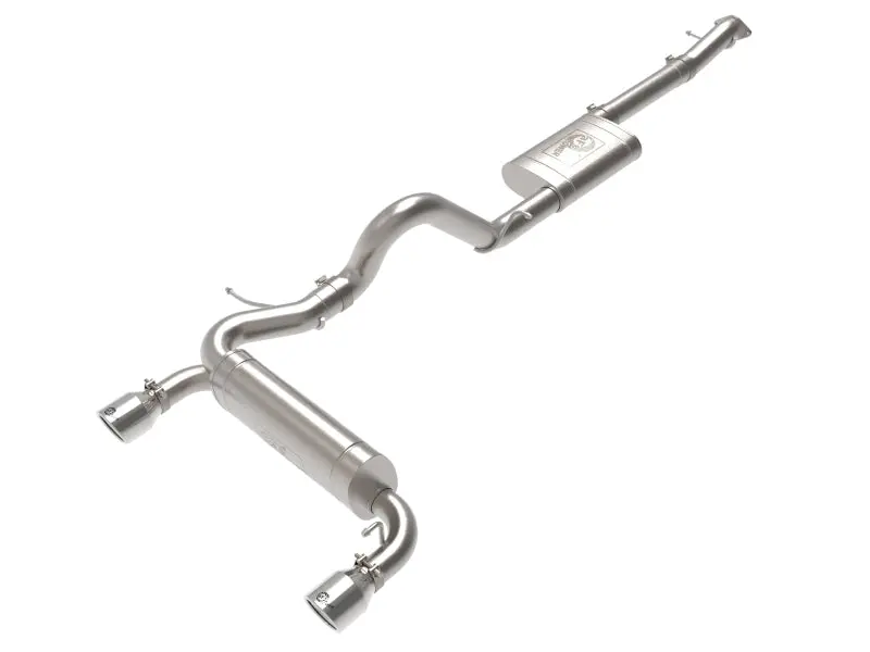 Afe Power Vulcan Cat-Back Exhaust For 2021+ Ford Bronco – 3In Inlet To 2.5In Outlet, Stainless Steel, Polished Finish 1