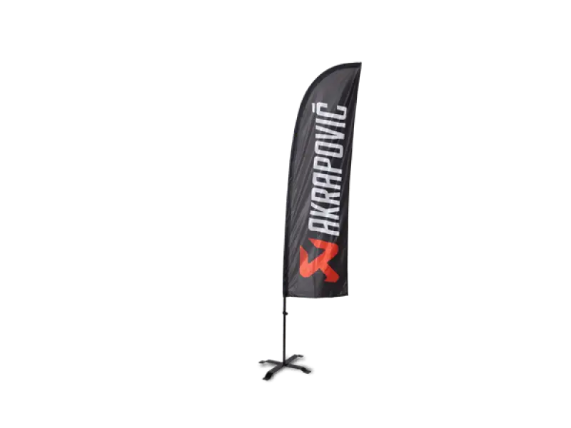 Akrapovic Portable Beach Flag Set – Compact Self-Standing Display 1