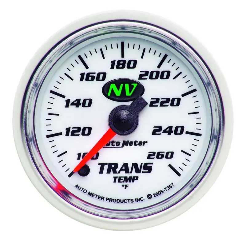 Autometer Nv 2-1/16In 100-260 Deg F Digital Stepper Motor Transmission Temp Gauge 1