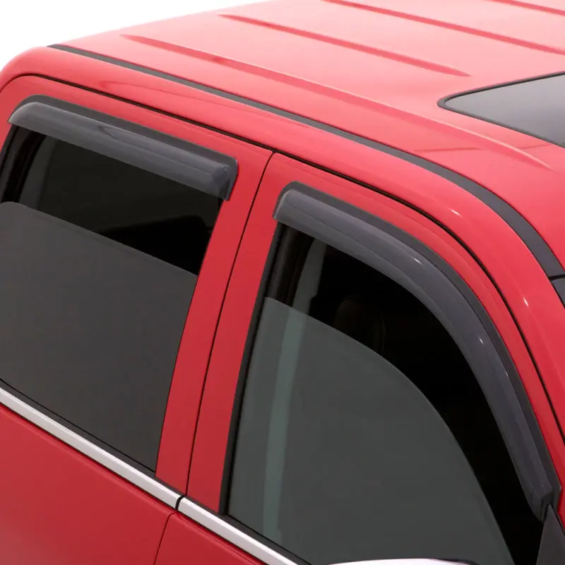 Avs Smoke Ventvisor Window Deflectors For 2009–2018 Dodge Ram 1500 Quad Cab – Outside-Mount, 4-Piece 1