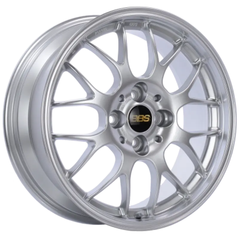 Bbs Rg-R 17X7 Inch Wheel – 4X100 Bolt Pattern, Et38 Offset, Diamond Silver Finish (Pfs Clips Required) 1