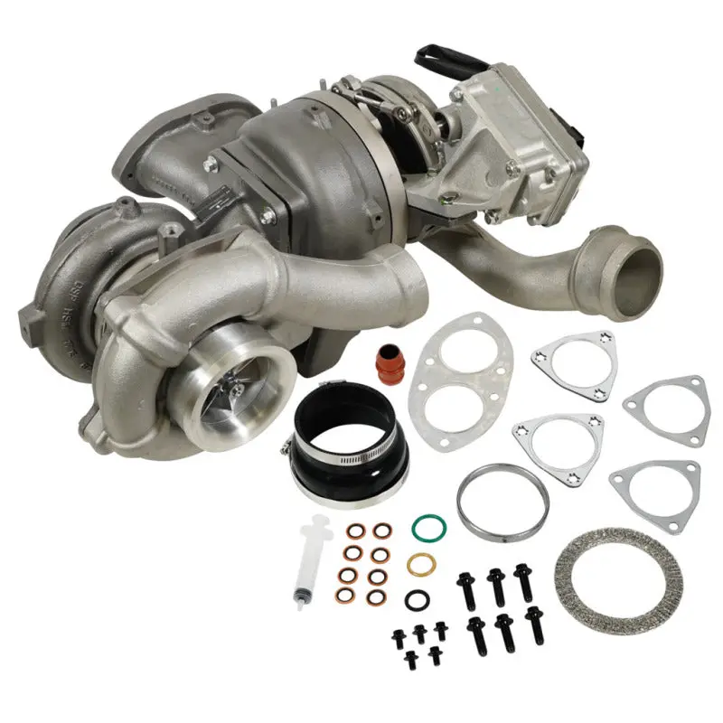 Bd Diesel Screamer V2S Twin Turbo System — Ford 6.4L Powerstroke (2008–2010), Excludes Intake 1