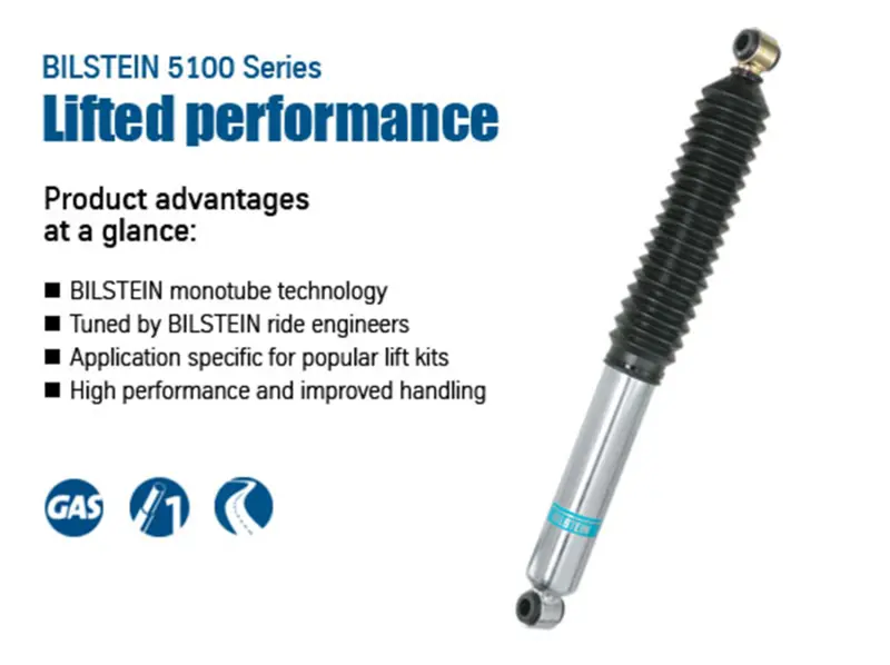 Bilstein 5100 Rear Monotube Shock For 2012 Gmc Sierra 1500 Xfe (46Mm Bore) 1