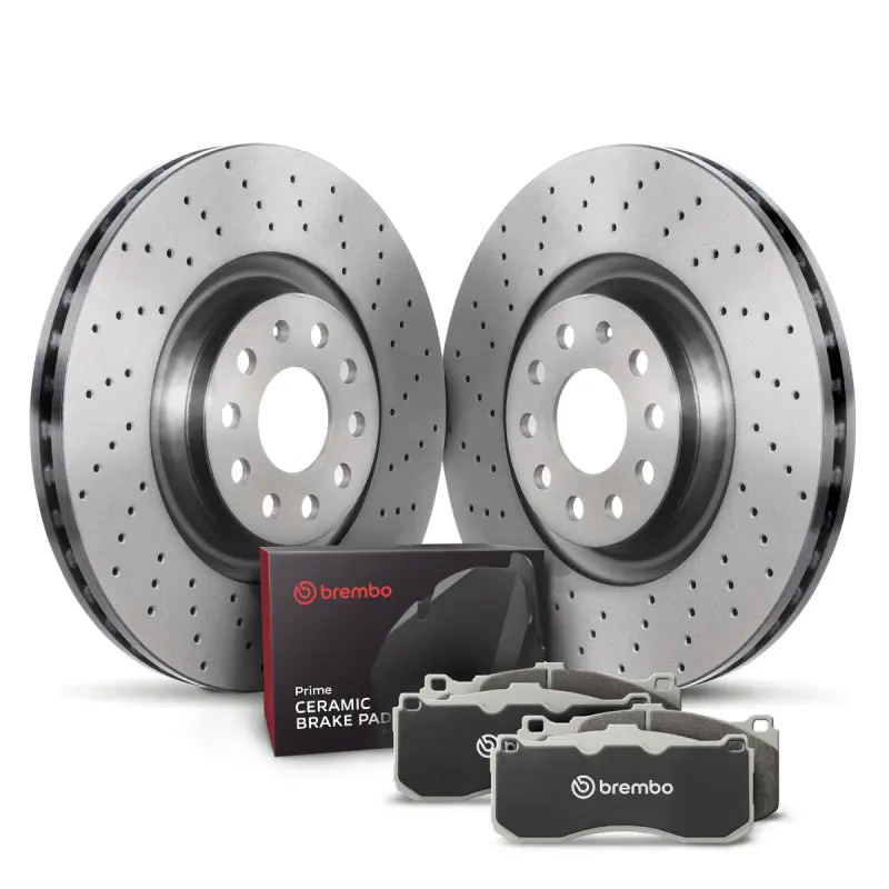 Brembo Oe Replacement Rear Disc Brake Kit For 2012–2019 Fiat 500 1