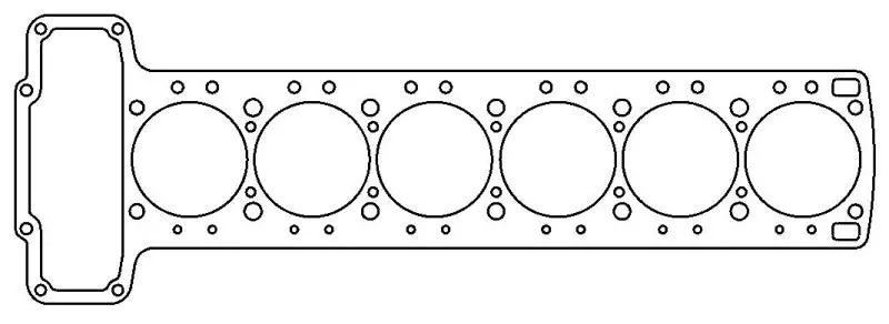 Cometic Multi-Layer Steel Head Gasket For 1965–1967 Jaguar 4.2L Series I — 93Mm Bore, .043″ Thickness 1