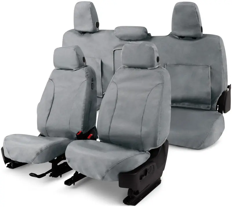 Covercraft 07-08 Ford E Waterproof Polyester Seatsaver Custom Front Row Seat Covers - Grey 1