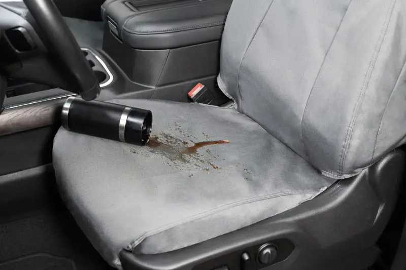 Covercraft 23-24 Toyota Sequoia Waterproof Polyester Seatsaver Custom Third Row Seat Covers - Grey 2