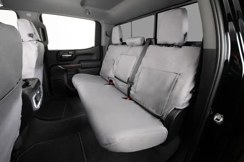 Covercraft Seatsaver Custom Front Seat Covers For 2018–2022 Chevrolet Equinox – Polycotton Blend, Grey 1