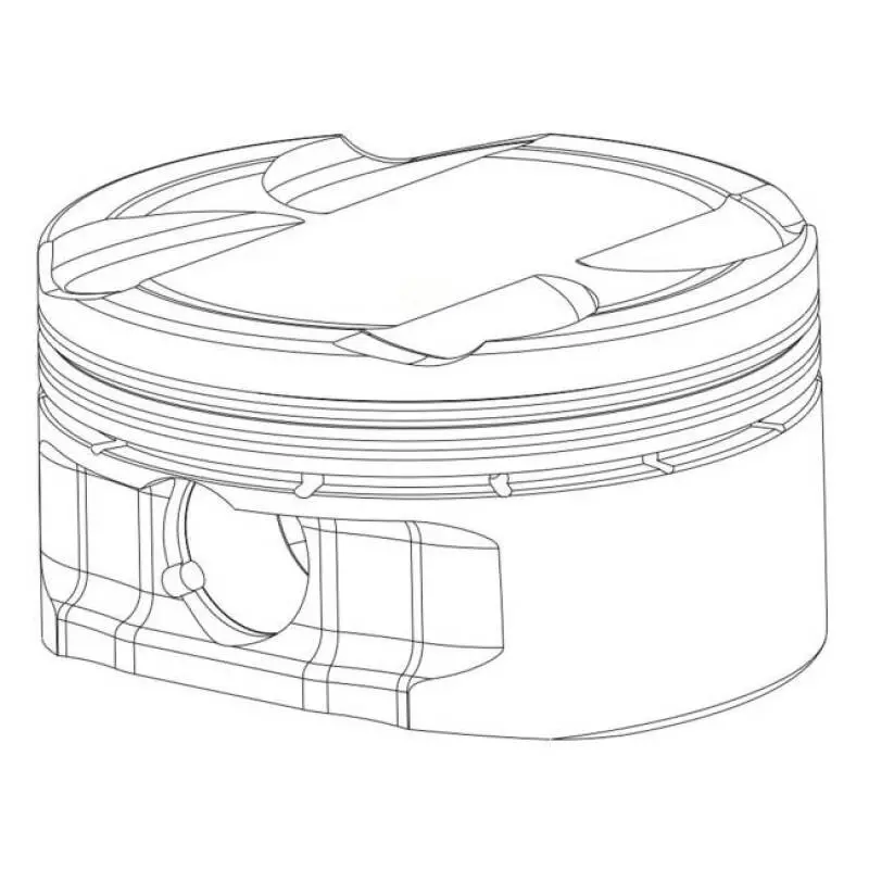 Cp Pistons & Rings For Honda/Acura K20A/K20A2/K20A3 Engines – 89Mm Bore, +2.0Mm Oversize, 9.0:1 Compression, Single-Piston Set 1