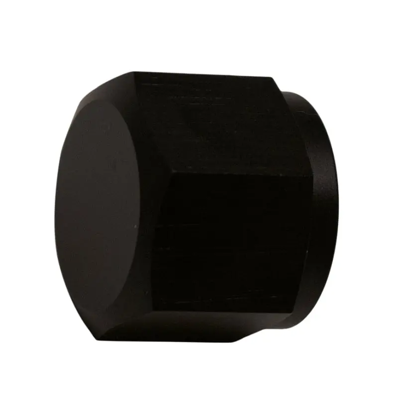 Deatschwerks 8An Female Flare Cap – Anodized Matte Black 2