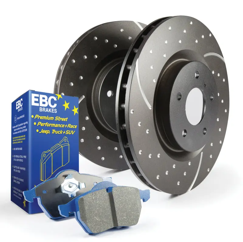 Ebc Bluestuff S6 Brake Kit – Track-Optimized Pads & Gd Slotted Rotors 1