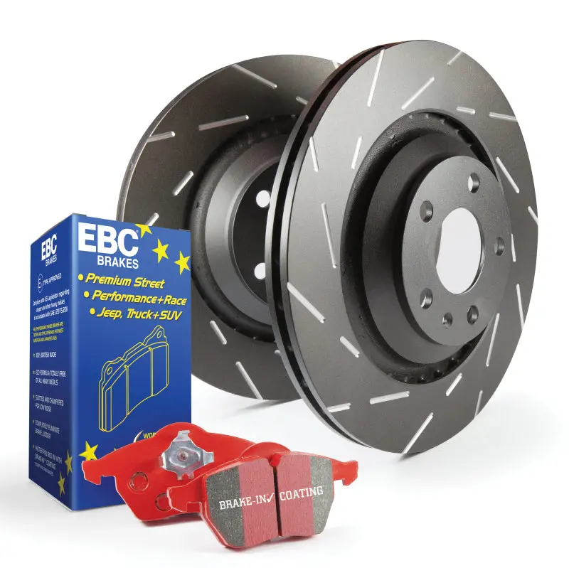 Ebc Redstuff Brake Pad & Usr Drilled Rotor Kit — S4 Performance Package 2
