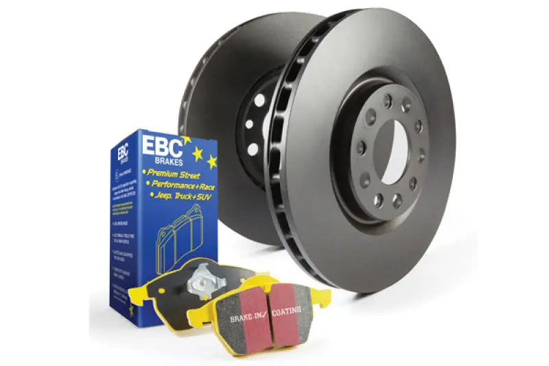 Ebc S13 Brake Kit: Yellowstuff Pads + Rk Series Drilled & Slotted Rotors 2