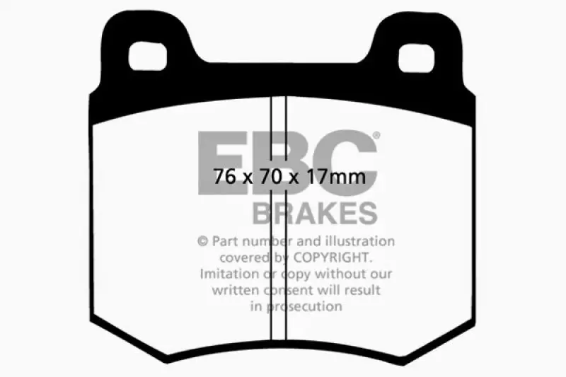 Ebc Ultimax Front Brake Pads For 2019+ Ram 1500 Diesel (Dt) Trucks 1
