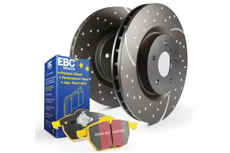 Ebc Yellowstuff Brake Kit – Pads + Gd Drilled & Slotted Rotors 1