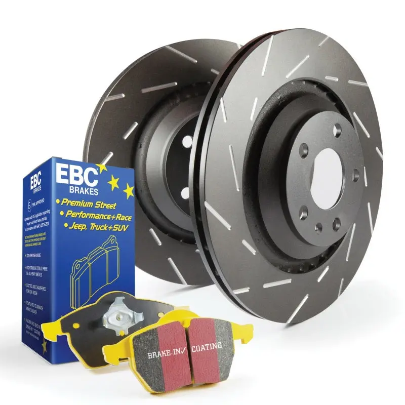 Ebc Yellowstuff High-Performance Brake Kit – Pads + Usr Drilled & Slotted Rotors 1