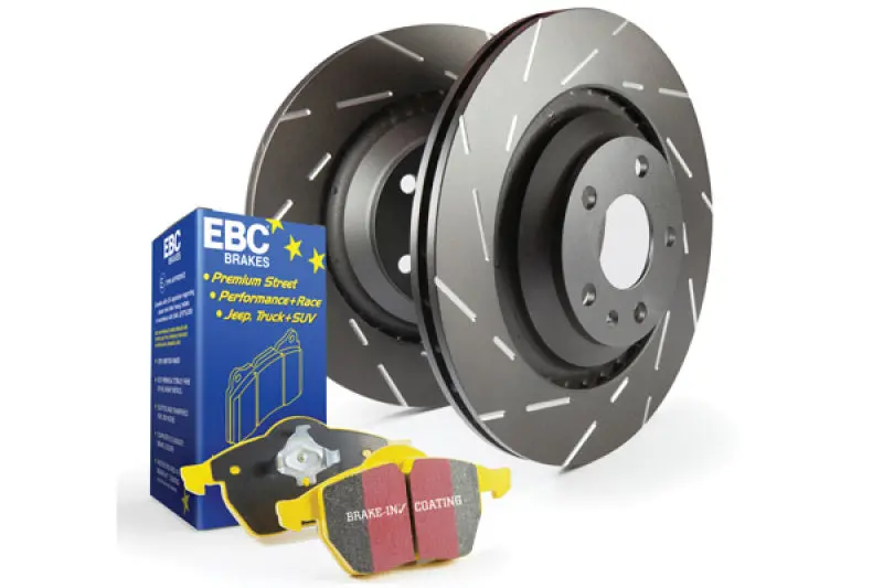 Ebc Yellowstuff S9 Brake Kit – Track-Optimized Pads & Usr Drilled/Slotted Rotors 1