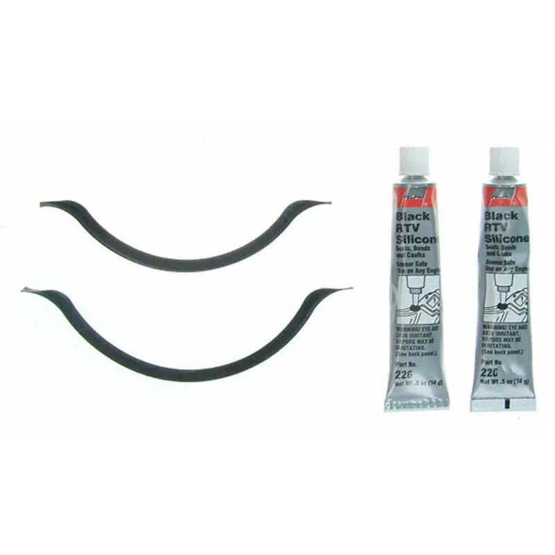 Fel-Pro Kia Rio Os 30768 Engine Oil Pan Gasket Set Rtv Black Silicone W/ Rubber End Seals 1